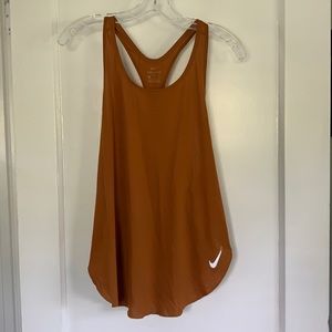 Nike workout tank, rust colored in Medium
